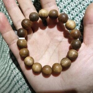 Natural Wild Agarwood Bead Bracelet